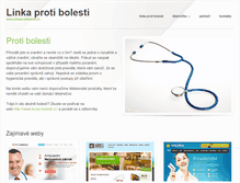 Tablet Screenshot of linkaprotibolesti.cz